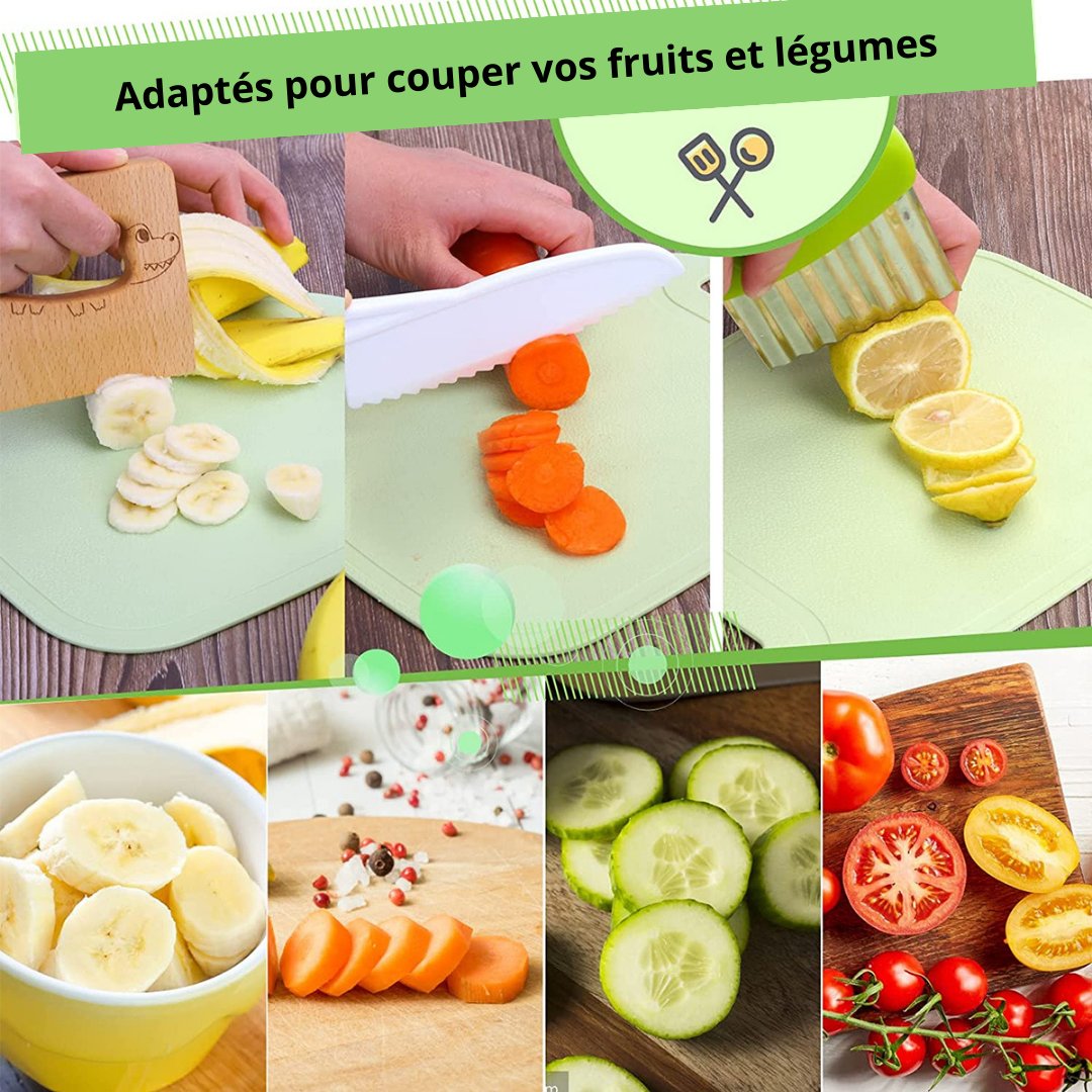 Couteaux de cuisine pour enfants - Safekit™ - Ozenyx